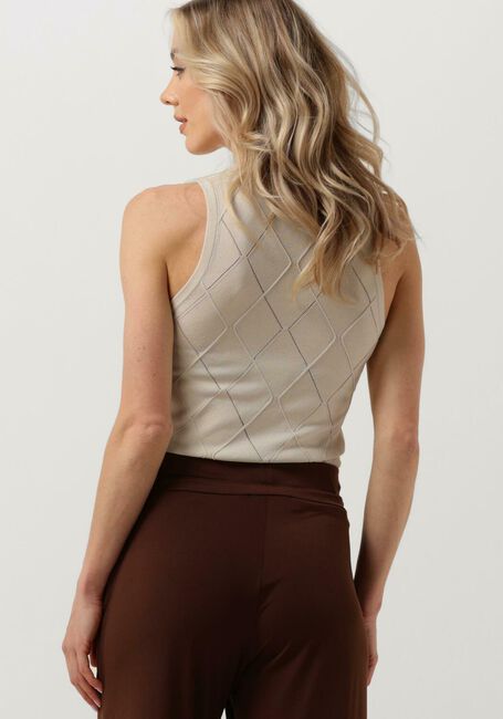 Beige VANILIA Top ARGYLE SPENCER - large