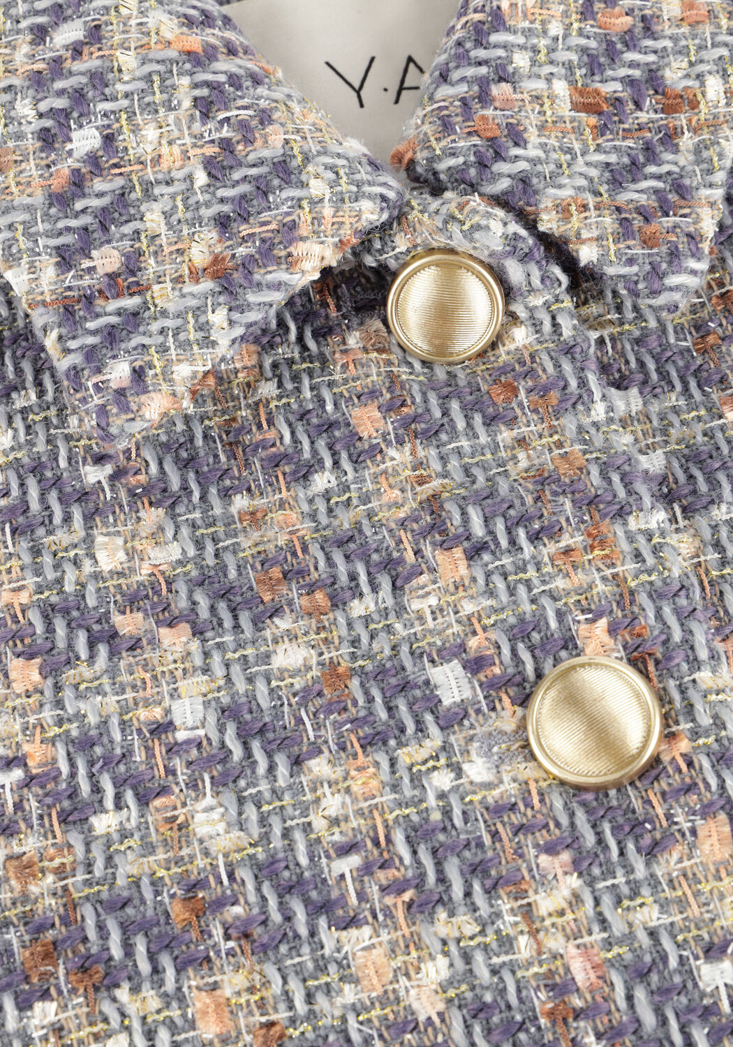 Zilveren Y.A.S. Jack YASSIRAZ LS SHORT JACKET - large