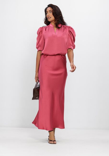 Roze NEO NOIR Maxirok VICKY HEAVY SATEEN SKIRT - large