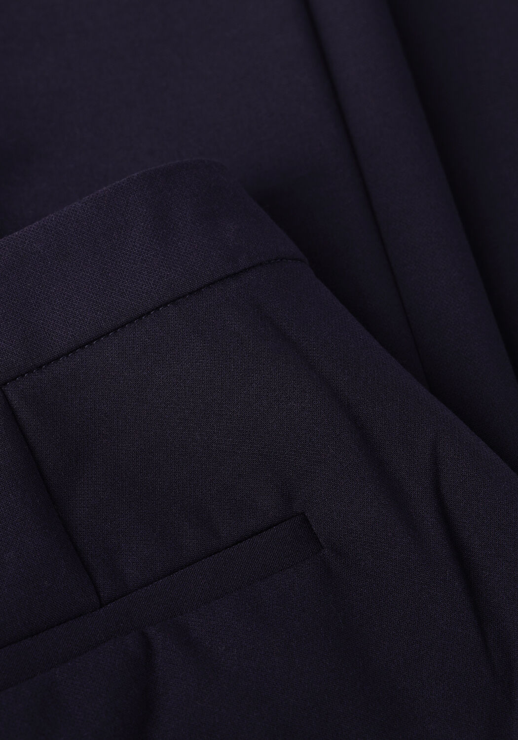 Donkerblauwe MSCH COPENHAGEN Flared broek MSCHFREYLIA PANTS - large