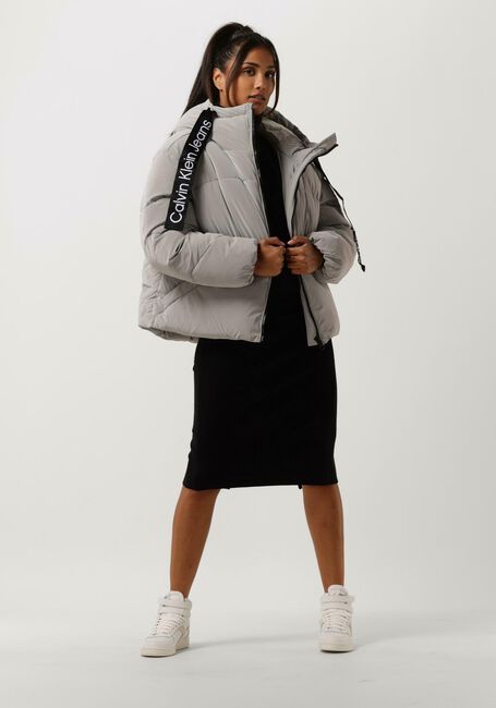 Zwarte CALVIN KLEIN Midirok KNITTED SKIRT - large