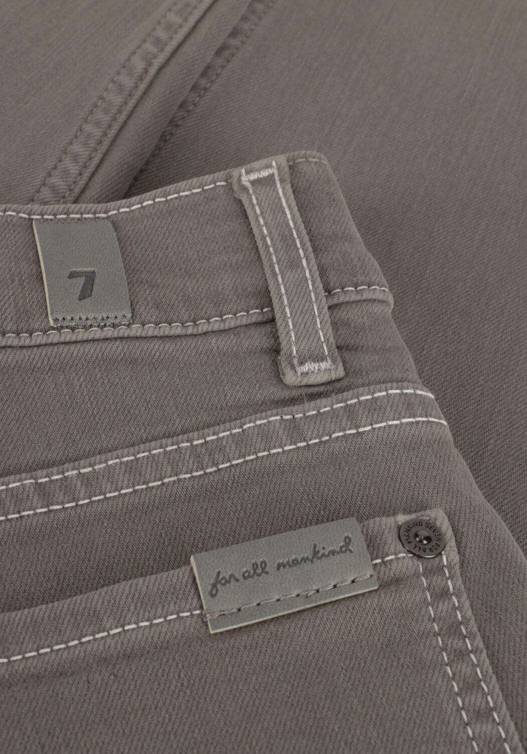 Lichtgrijze 7 FOR ALL MANKIND Skinny jeans PAXTON STRETCH TEK COLORS - large