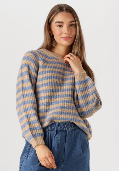 Lichtblauwe LOLLYS LAUNDRY Trui BINALL JUMPER LS - large