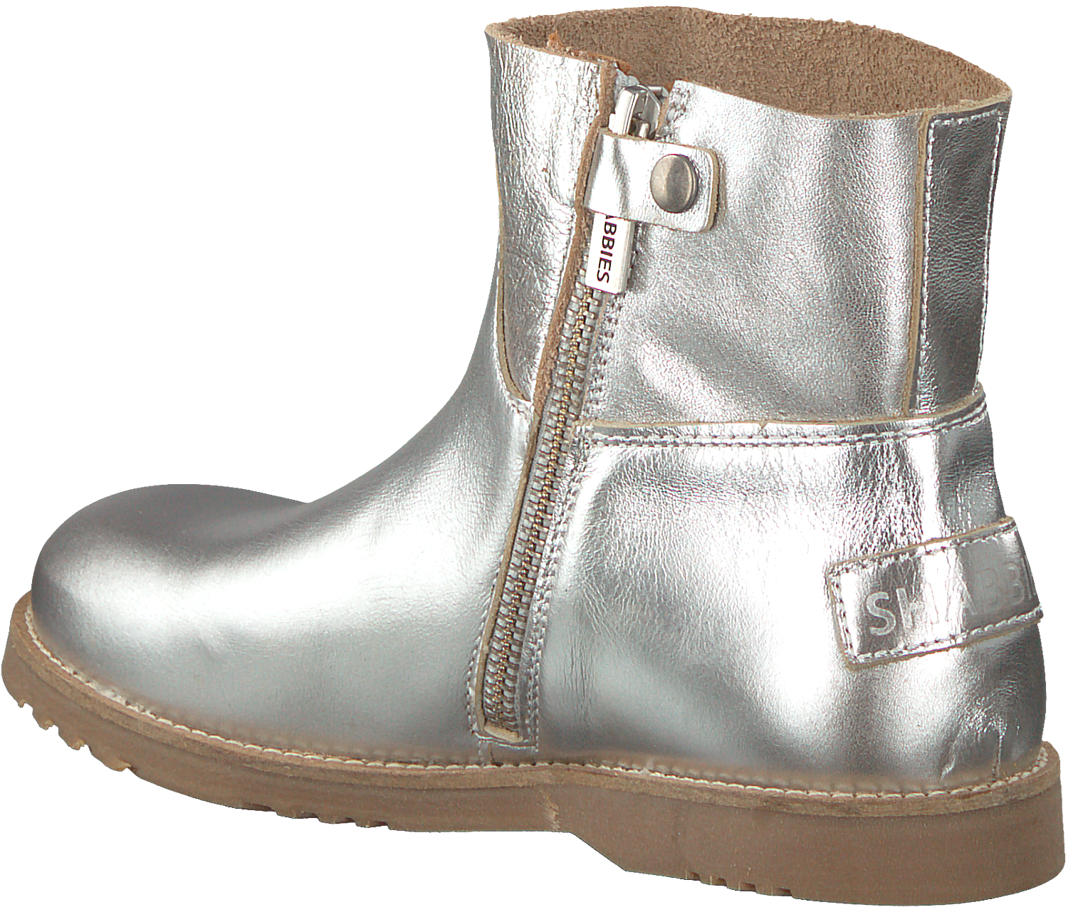 Zilveren SHABBIES Enkellaarsjes SHK0028 | Omoda Zilveren OMODA Enkellaarsjes DX32 | Omoda