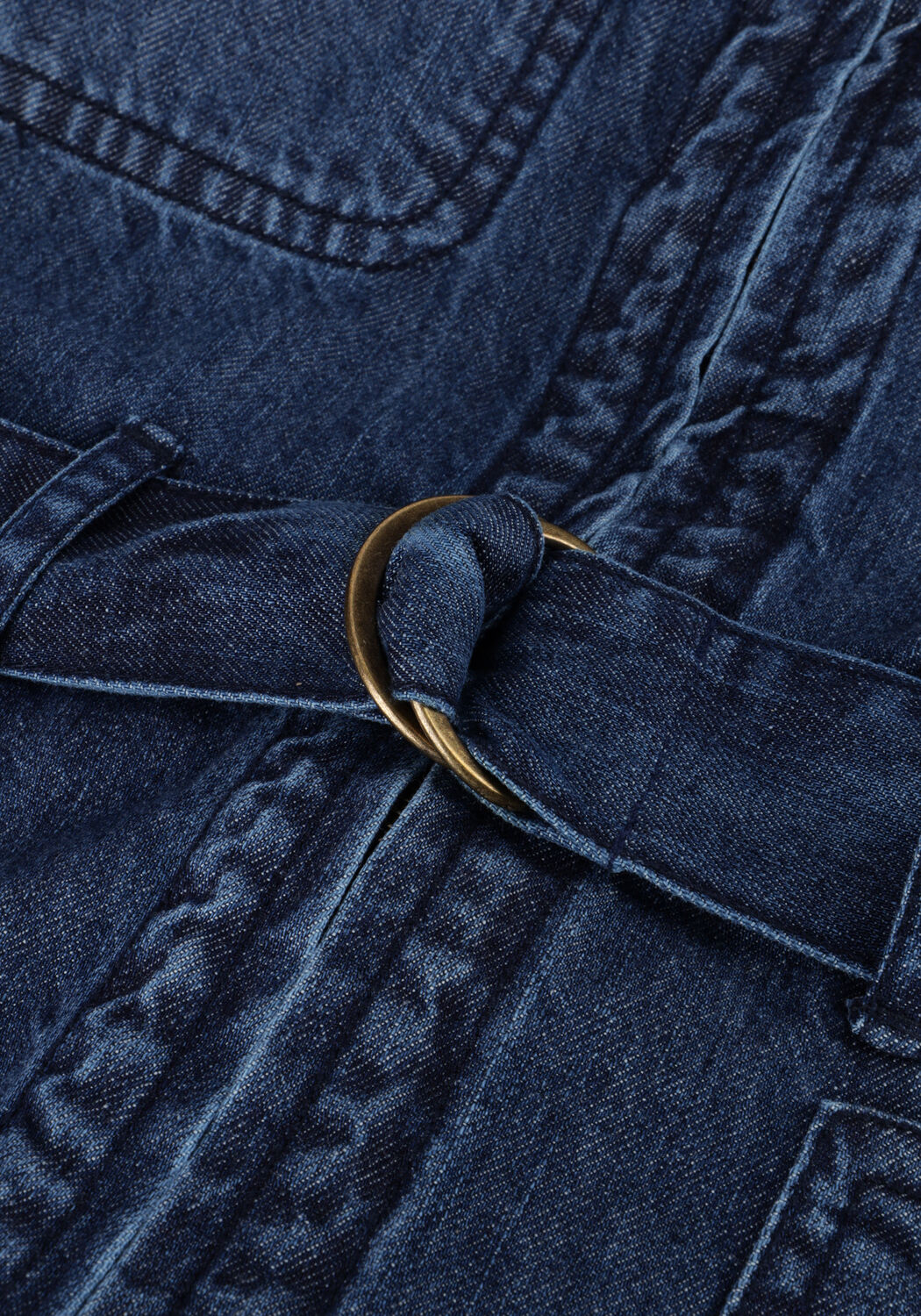 Blauwe BY-BAR Jumpsuit LOUISE DENIM SUIT - large