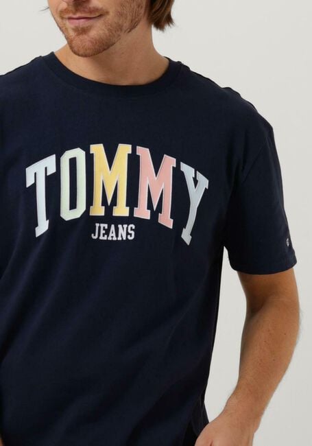 Donkerblauwe TOMMY JEANS T-shirt TJM CLSC COLLEGE POP TOMMY TEE - large