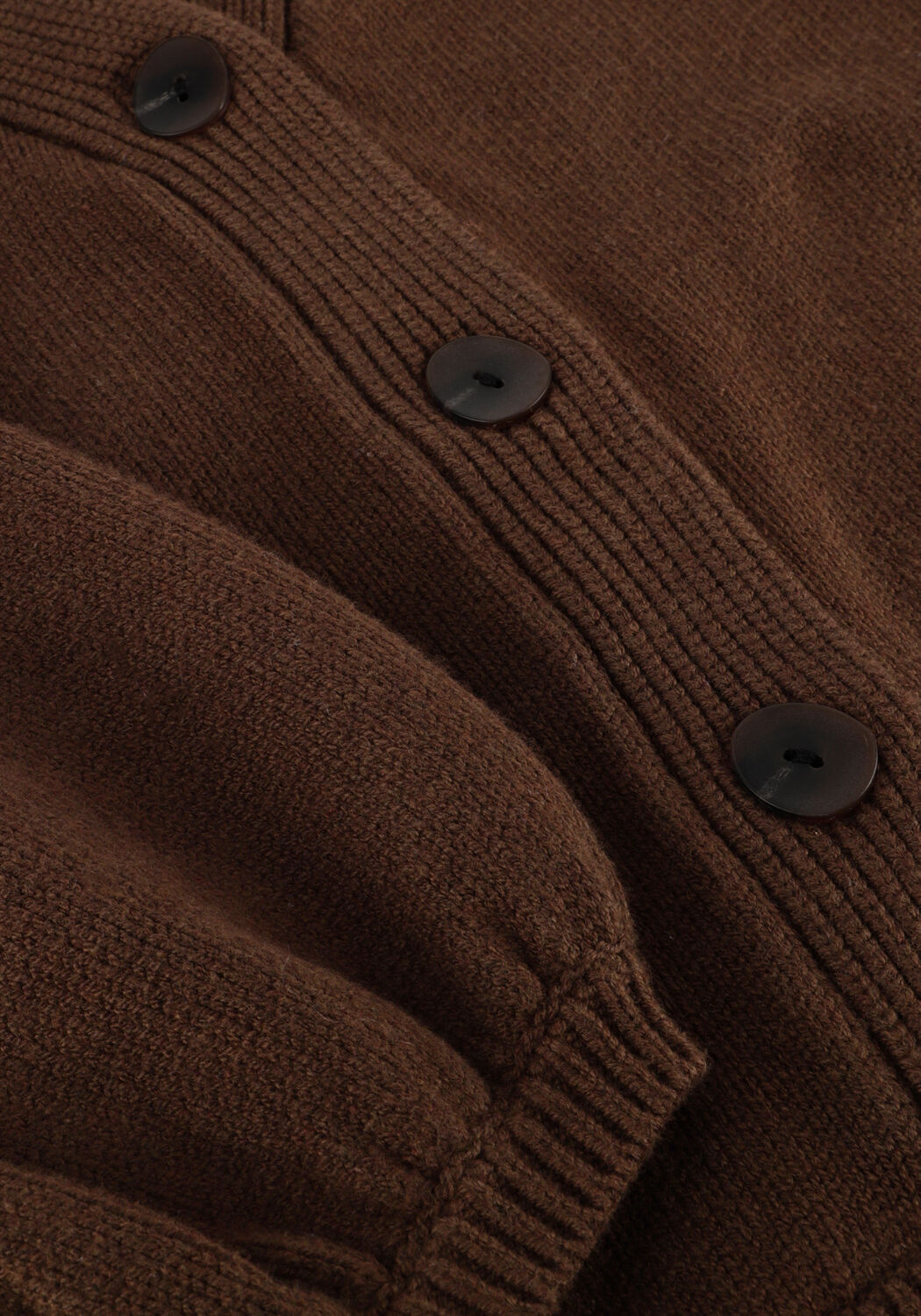 Bruine MSCH COPENHAGEN Vest MSCHZAFINA CARDIGAN - large