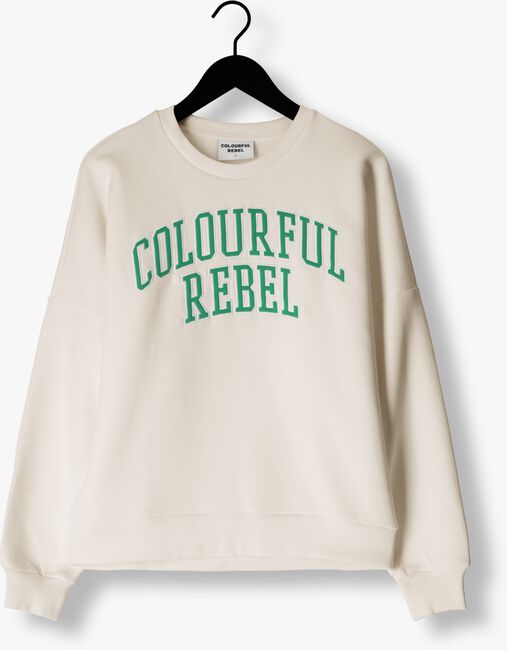 Gebroken wit COLOURFUL REBEL Sweater CR PATCH DROPPED SWEAT - large