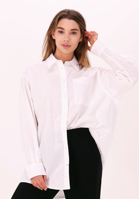 Witte VANILIA Blouses CLASSIC SHIRT POPLIN - large