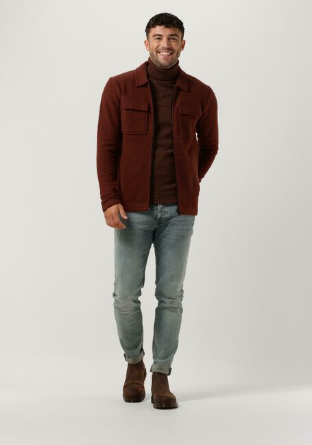 Bruine CAST IRON Coltrui TURTLENECK COTTON HEATHER PLATED - large