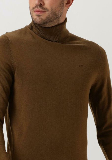 Groene CALVIN KLEIN Coltrui MERINO TURTLE NECK - large