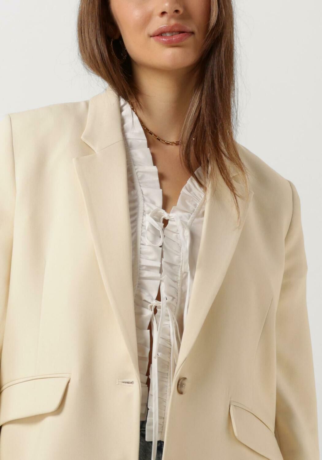 SELECTED FEMME Dames Blazers Slfrita Ls Relaxed Blazer Beige