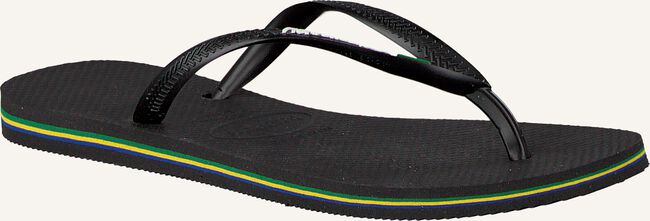 Zwarte HAVAIANAS Teenslippers BRASIL LOGO DAMES Zwarte HAVAIANAS Teenslippers BRASIL LOGO DAMES - large