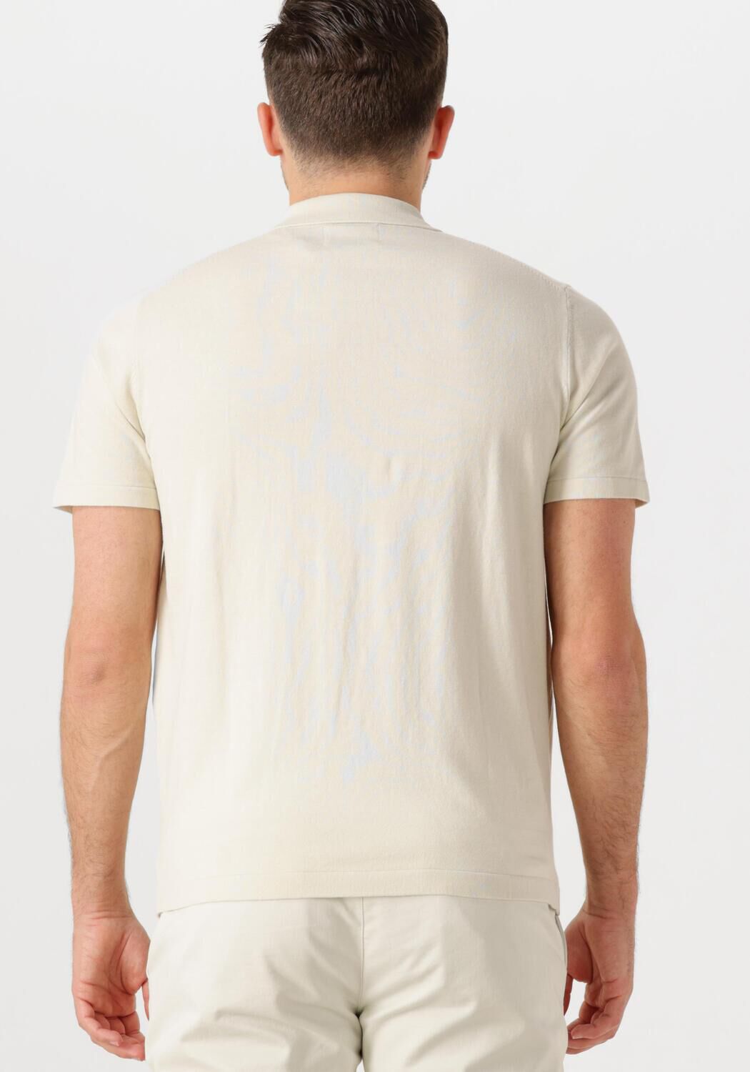 DSTREZZED Heren Polo's & T-shirts Dorian Zip Polo Creme