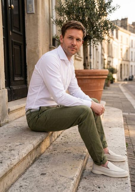 Olijf MASONS Chino TORINOSUMMER MBE098 - large