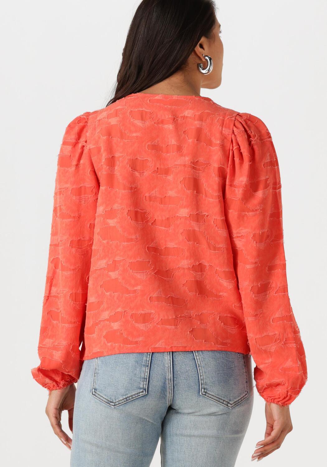 OBJECT Dames Blouses Objsuki Ls Top 137 Oranje