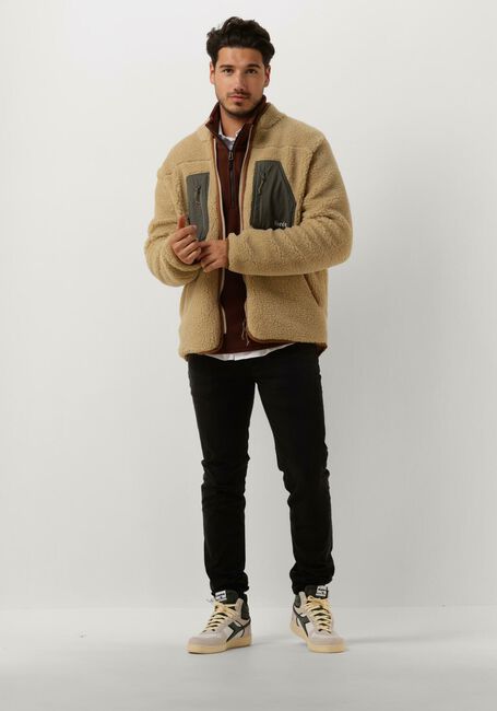 Beige FOR&Eacute;T Jack AURORA SHERPA JACKET - large