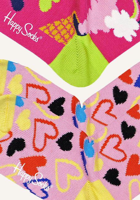 Roze HAPPY SOCKS Sokken KIDS HAPPY LOVE SOCKS Roze HAPPY SOCKS Sokken KIDS HAPPY LOVE SOCKS - large