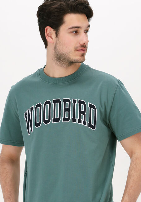Groene WOODBIRD T-shirt RICS BALL TEE - large