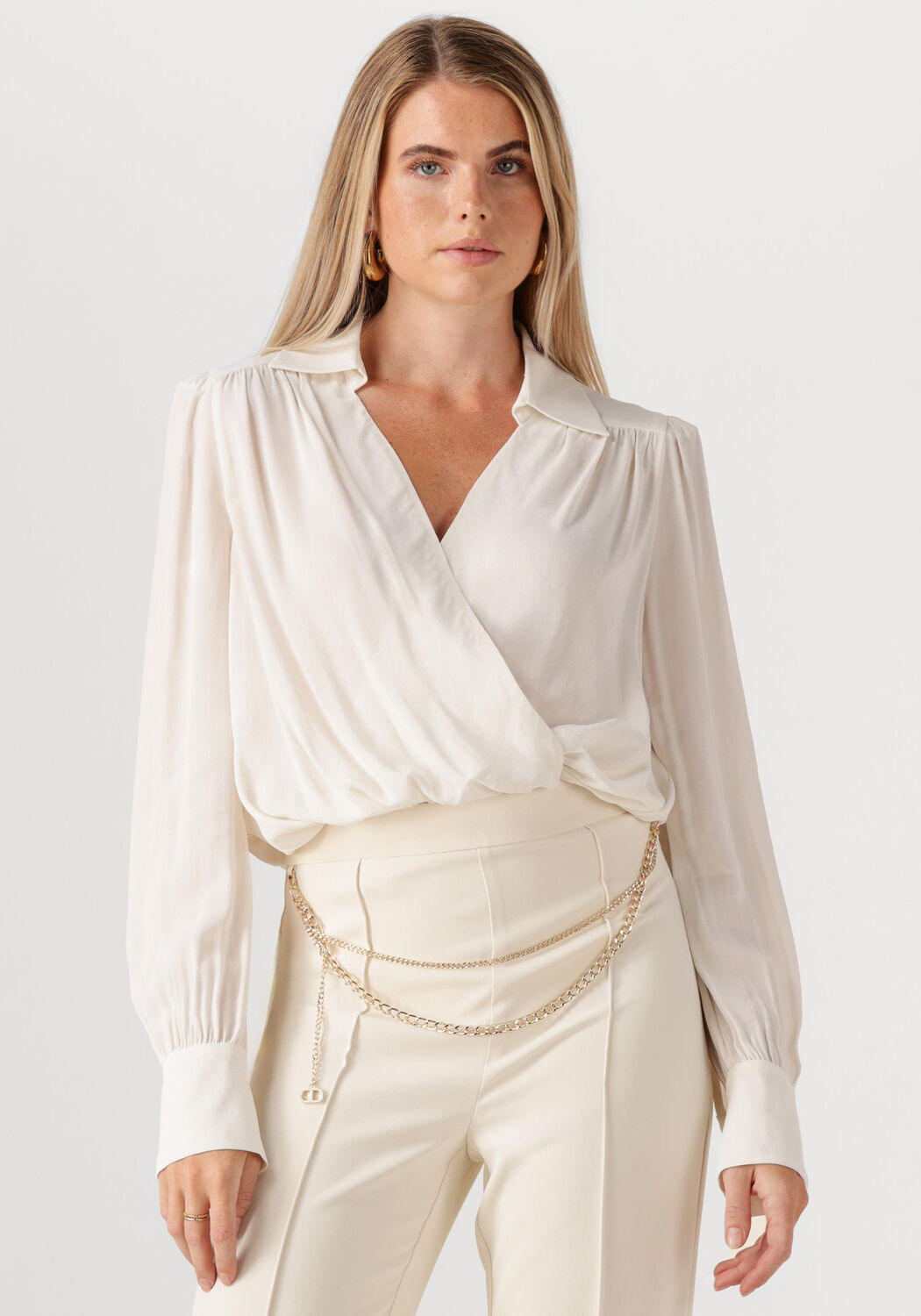 TWINSET MILANO Dames Blouses 252tp2293 Gebroken Wit