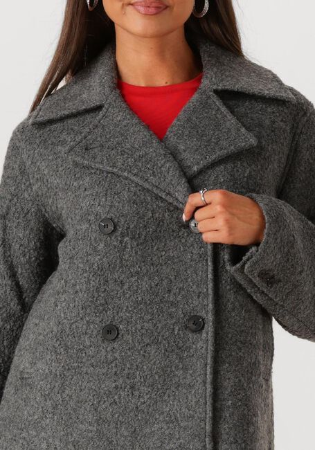 Grijze SELECTED FEMME Mantel SLFALMA BOUCLE LANO JACKET - large