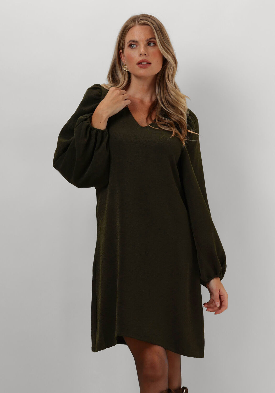 MODSTRÖM Modström Dames Jurken Karlimd Short Dress Donkergroen