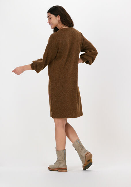 Bruine SELECTED FEMME Mini jurk SLFLULU LS KNIT DRESS B - large