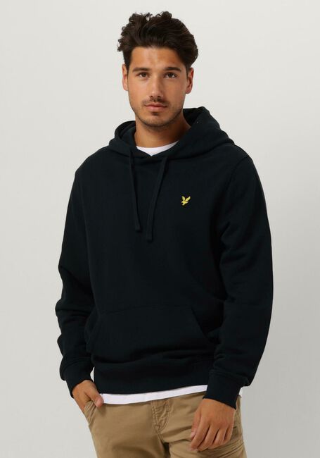 Donkerblauwe LYLE & SCOTT Truien/vesten PULLOVER HOODIE - large