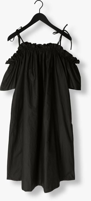 Zwarte OBJECT Midi jurk OBJCARLA S/S DRESS 127 - large