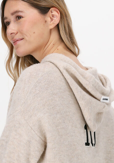 Beige 10DAYS Mini jurk HOODIE SOFT KNIT - large