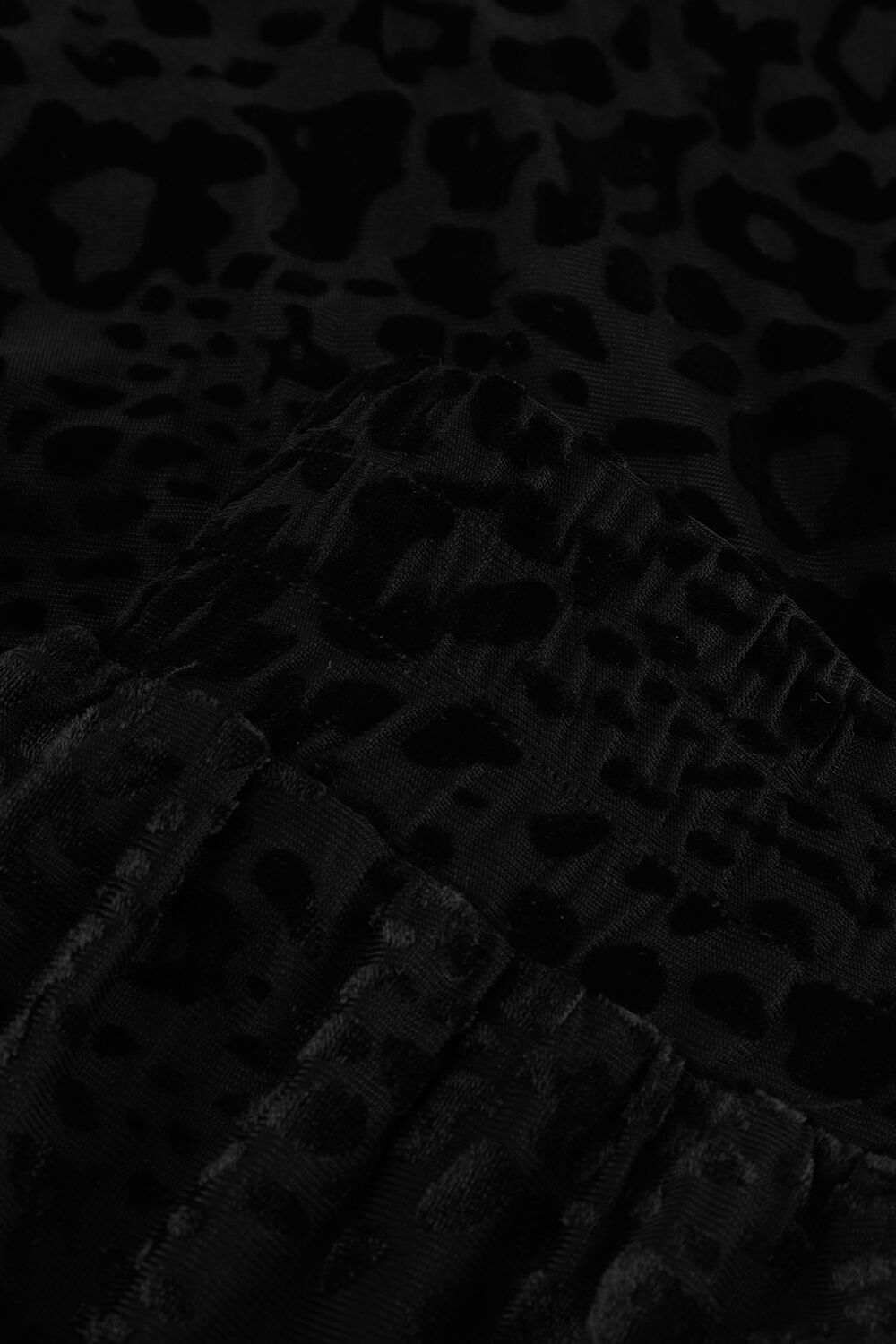 Zwarte REFINED DEPARTMENT Wijde broek NOVA - large