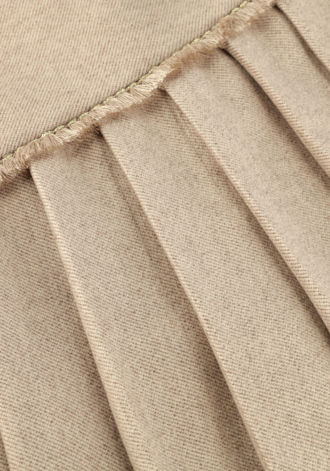 Beige MAYORAL Minirok PLEATED KNIT SKORT - large