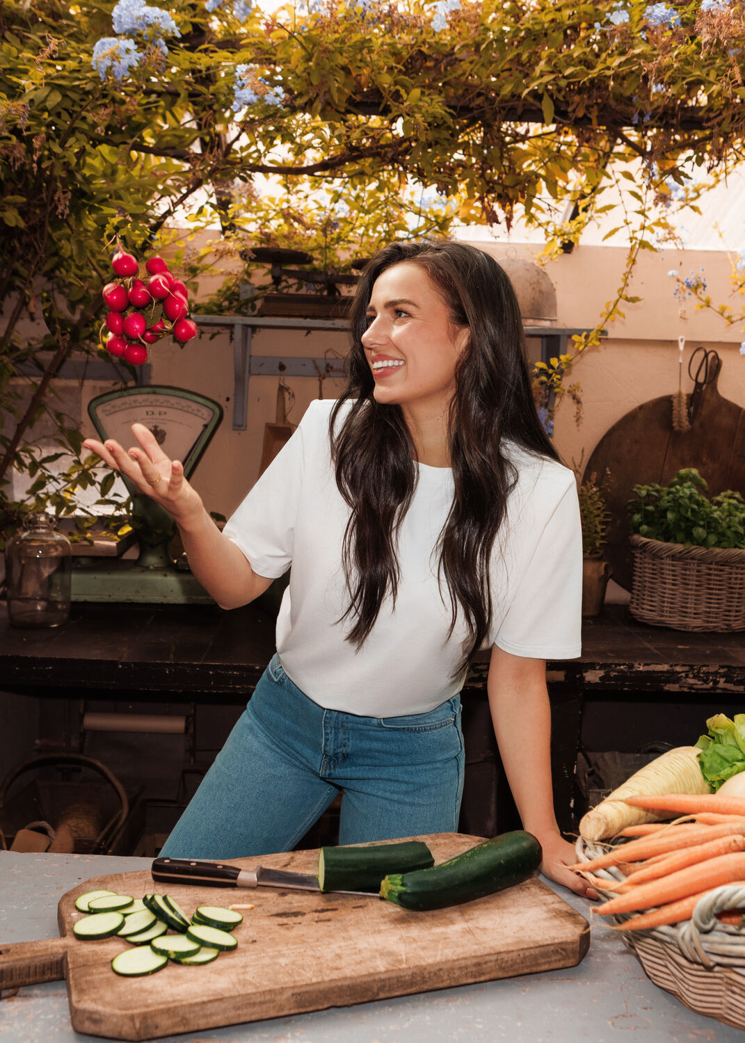 Witte OMODA ATELIER T-shirt OM-MARRIT X NINA - large