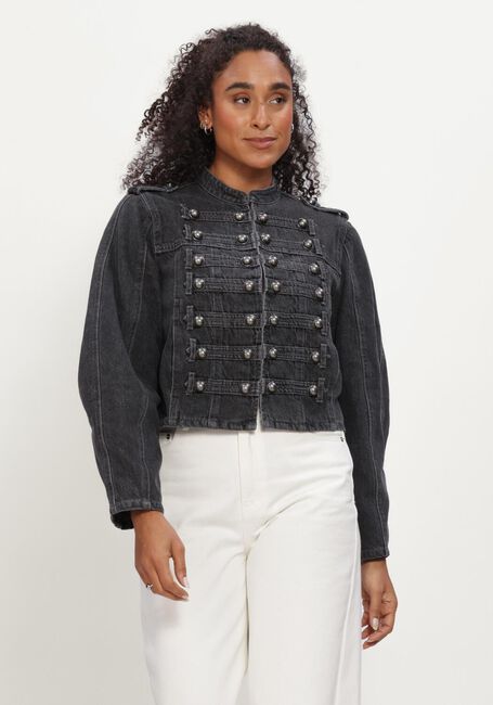Zwarte Y.A.S. Spijkerjas YASNAPO LS WOOL JACKET - large