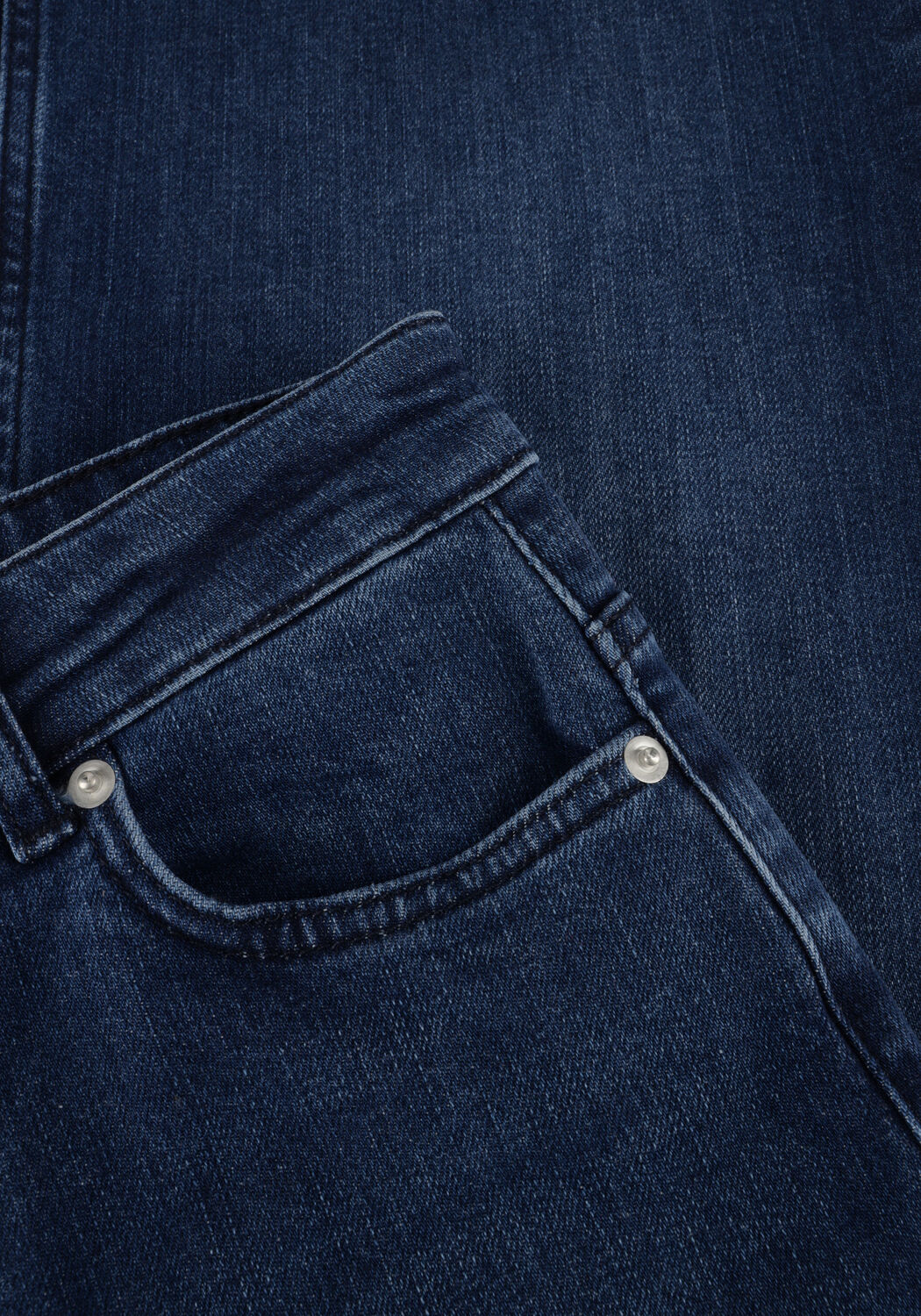 Blauwe NEO NOIR Wide jeans CARLA DENIM PANTS - large