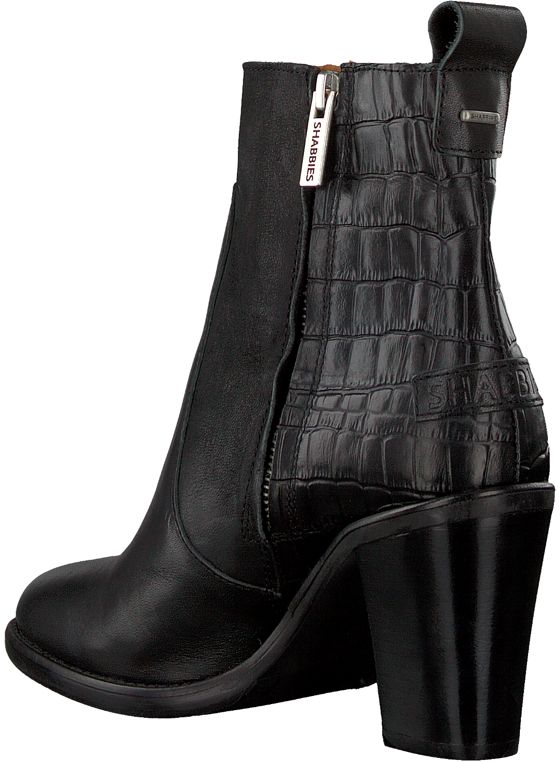 Zwarte SHABBIES Enkellaarsjes 183020156 SHS0714 | Omoda Zwarte SHABBIES Enkellaarsjes 183020156 SHS0714 | Omoda