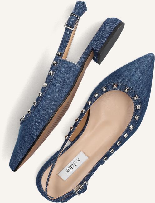 Blauwe NOTRE-V Slingbacks 12270 Blauwe NOTRE-V Slingbacks 12270 - large