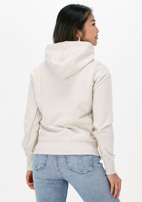 Gebroken wit CALVIN KLEIN Trui MONOGRAM LOGO HOODIE WOMEN - large