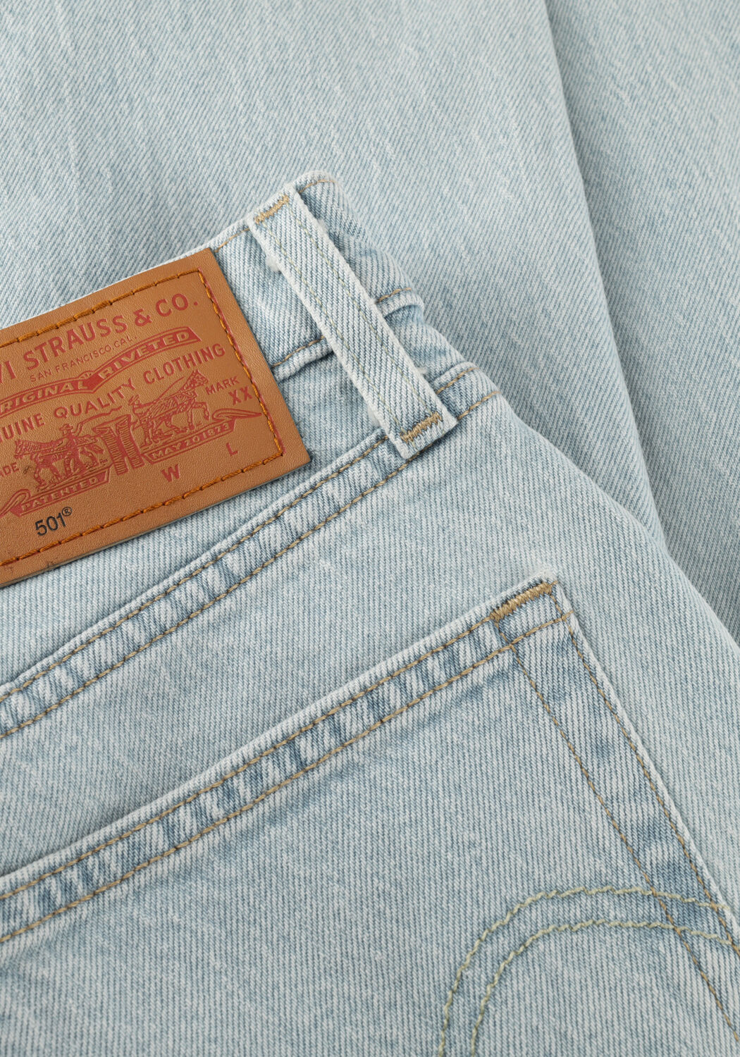 Blauwe LEVI'S Jeans 501 CROP - large