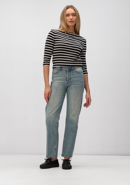 Zwarte TOMMY HILFIGER Top SLIM CODY BOAT-NK 3/4SLV - large