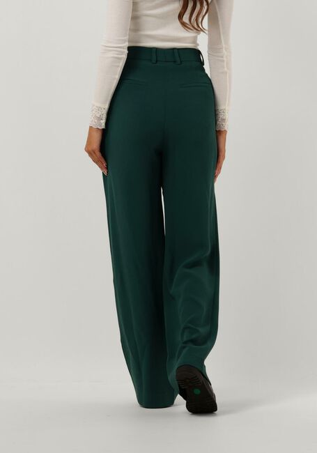 Groene VANILIA Wijde broek CREPE CLEAN CHINO - large