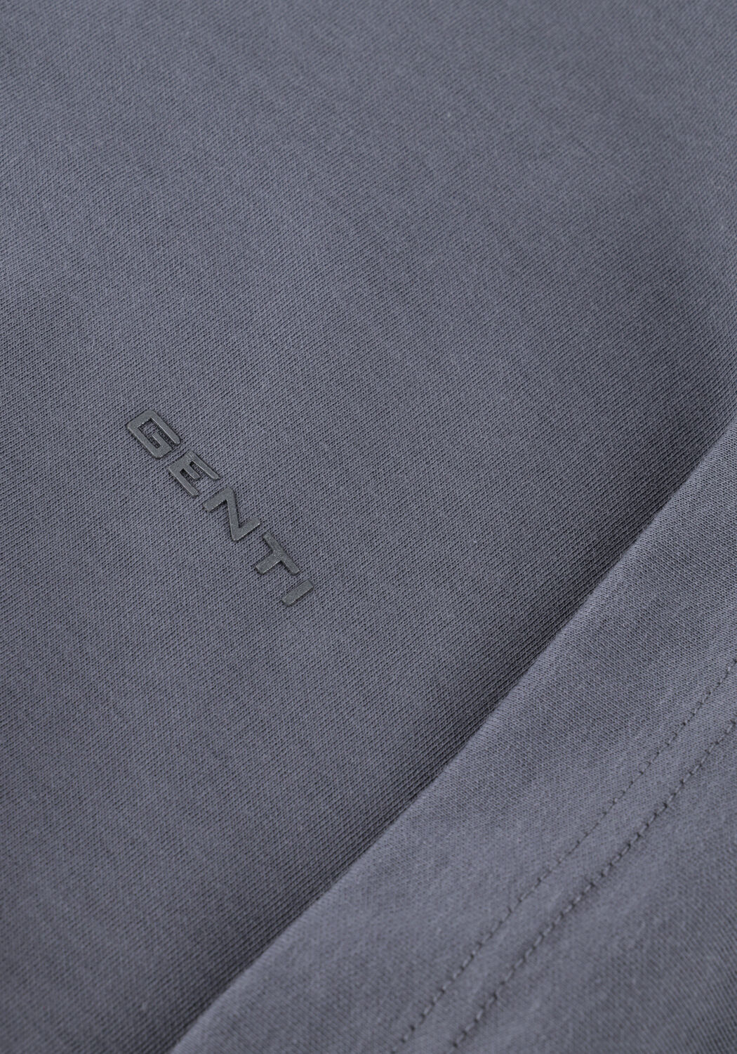 Donkergrijze GENTI Polo T-SHIRT SS 1227 - large