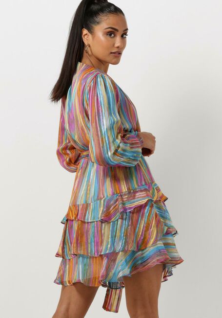 Multi NEO NOIR Mini jurk DENNIE BLURRED STRIPE DRESS - large