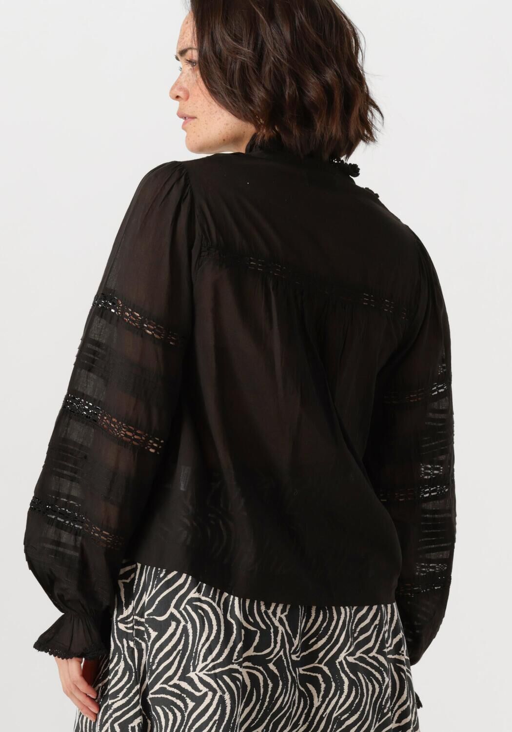 NEO NOIR Dames Blouses Lyla S Voile Blouse Zwart