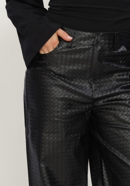Zwarte REFINED DEPARTMENT Straight leg jeans LADIES WOVEN WIDE LEG JEANS PAYTON - large