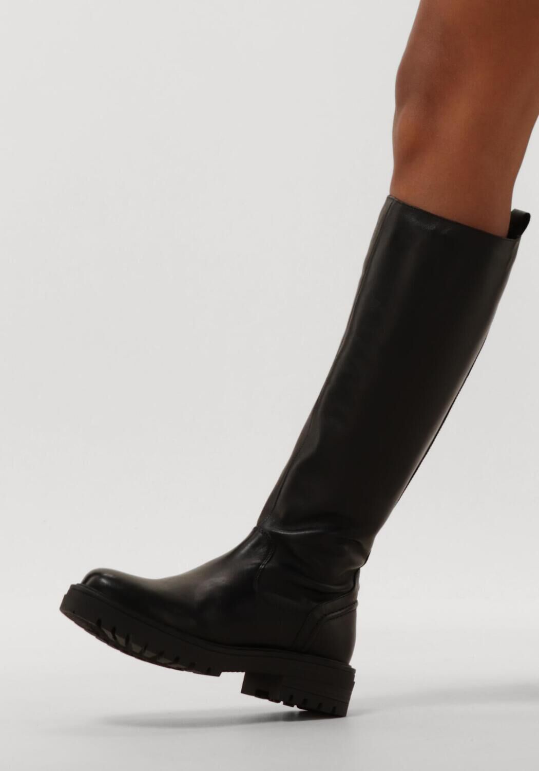 Hoge Laarzen Dames Copenhagen Laarzen Zwart Zwarte Omoda Hoge