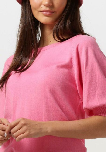 Roze MSCH COPENHAGEN Top MSCHESLINA RACHELLE 2/4 RAGLAN PULLOVER - large