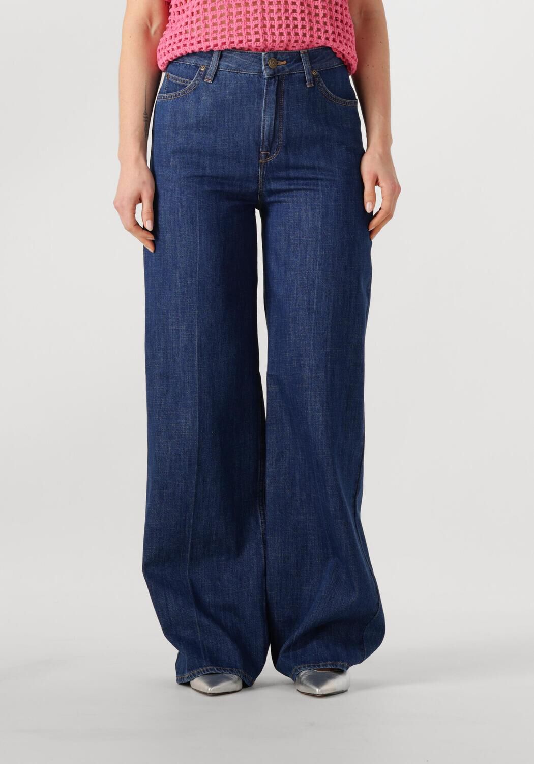 LEE Dames Jeans Stella A Line Zwart