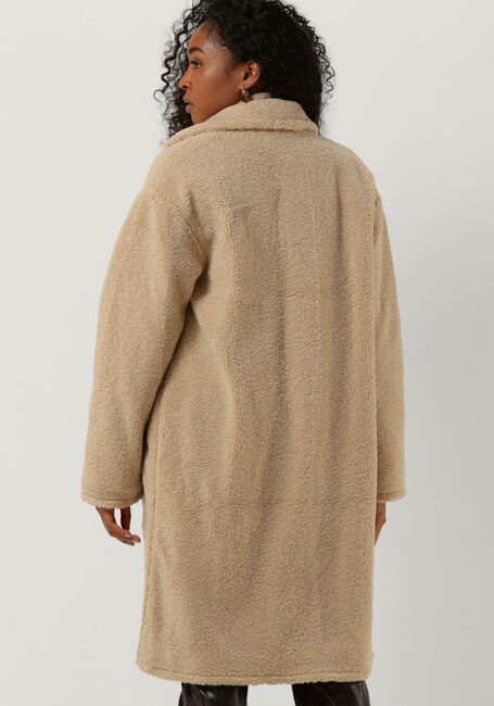 Ecru SELECTED FEMME Teddy jas LANA TEDDY COAT B - large