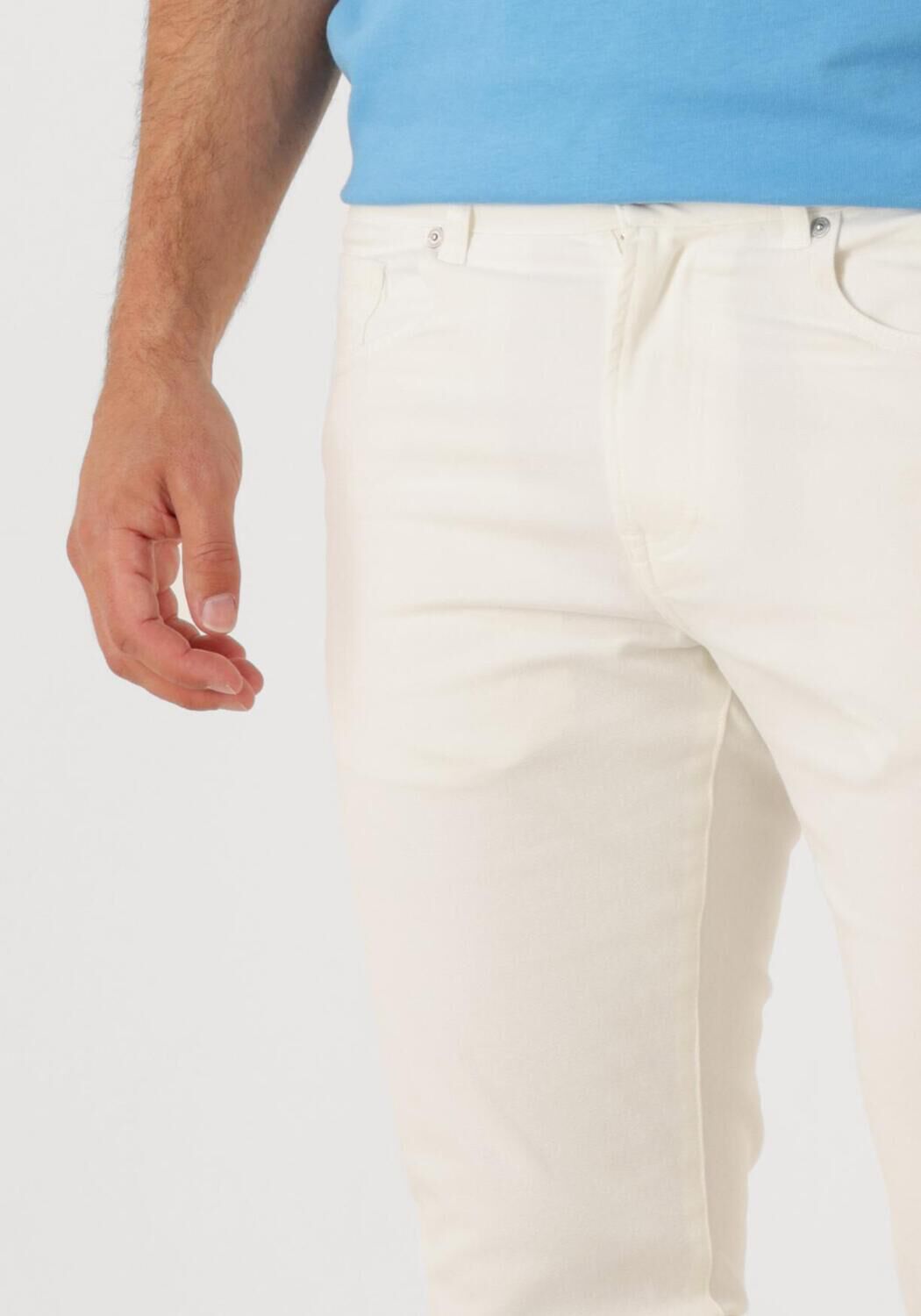 SCOTCH & SODA Heren Broeken Ralston Stretch Twill 5-pocket Pant Wit